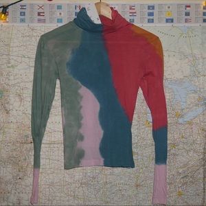 Urban outfitters tie dyed turtleneck